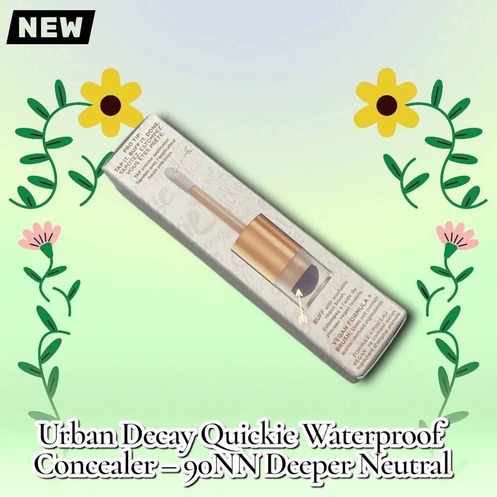 New Urban Decay Quickie 24HR Full-Coverage Waterproof Concealer – Shade 90NN Dee